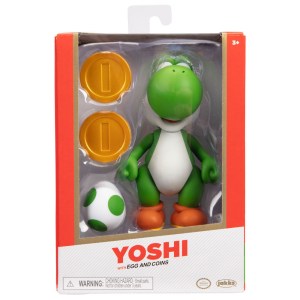 Super Mario Bros Yoshi Gold figure 10cm box